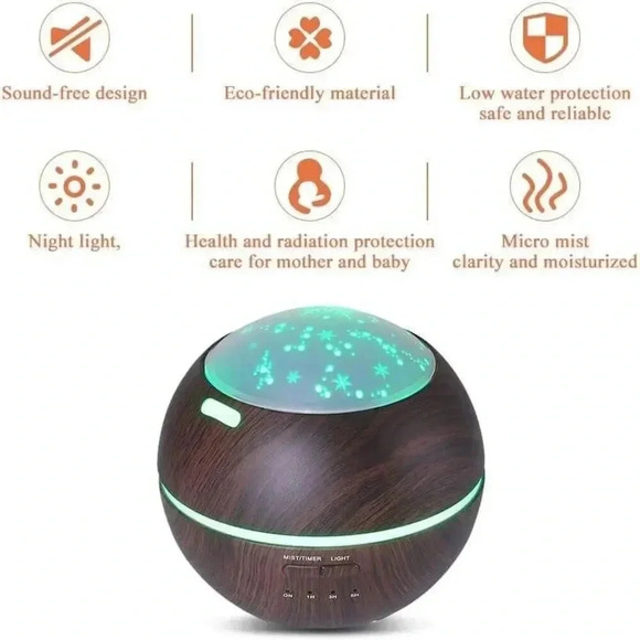 150ML Essential Oil Diffuser Mini Aromatherapy Humidifier Room Fragrance - Picture 4 of 8